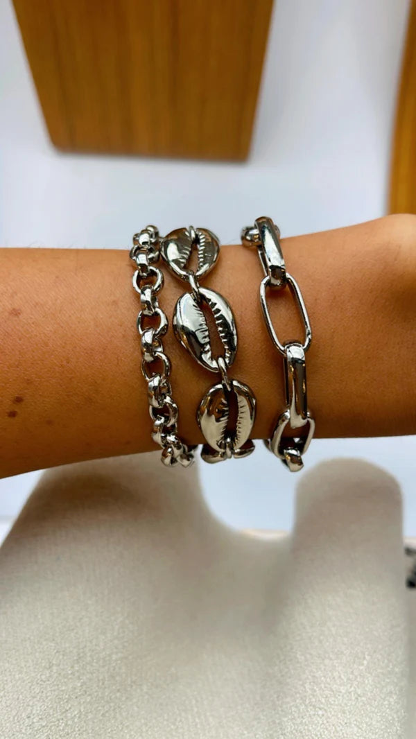 Silver Portuguese Link Bracelet