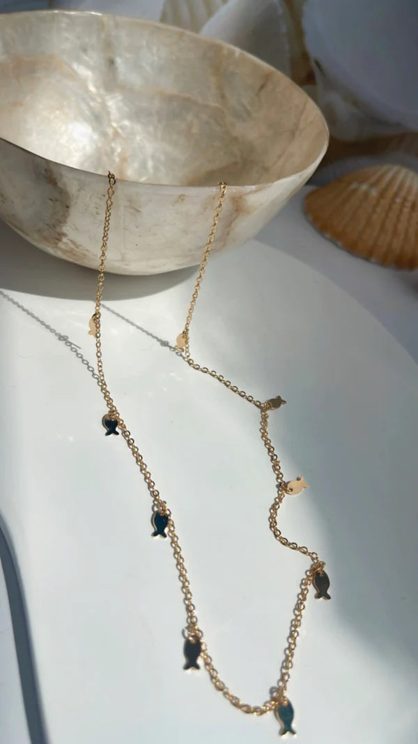 Nine Fish Necklace