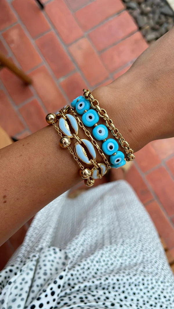 Mini Round Clasp Bracelet