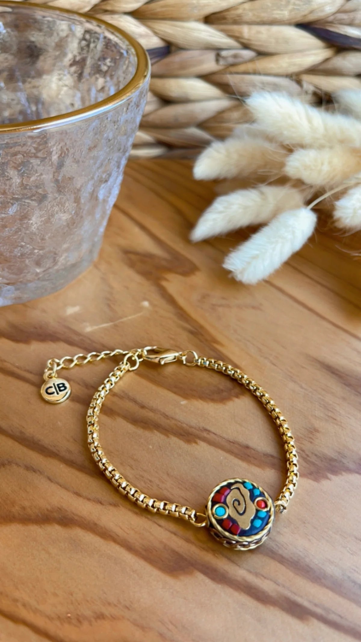 Brown Mandala Bracelet