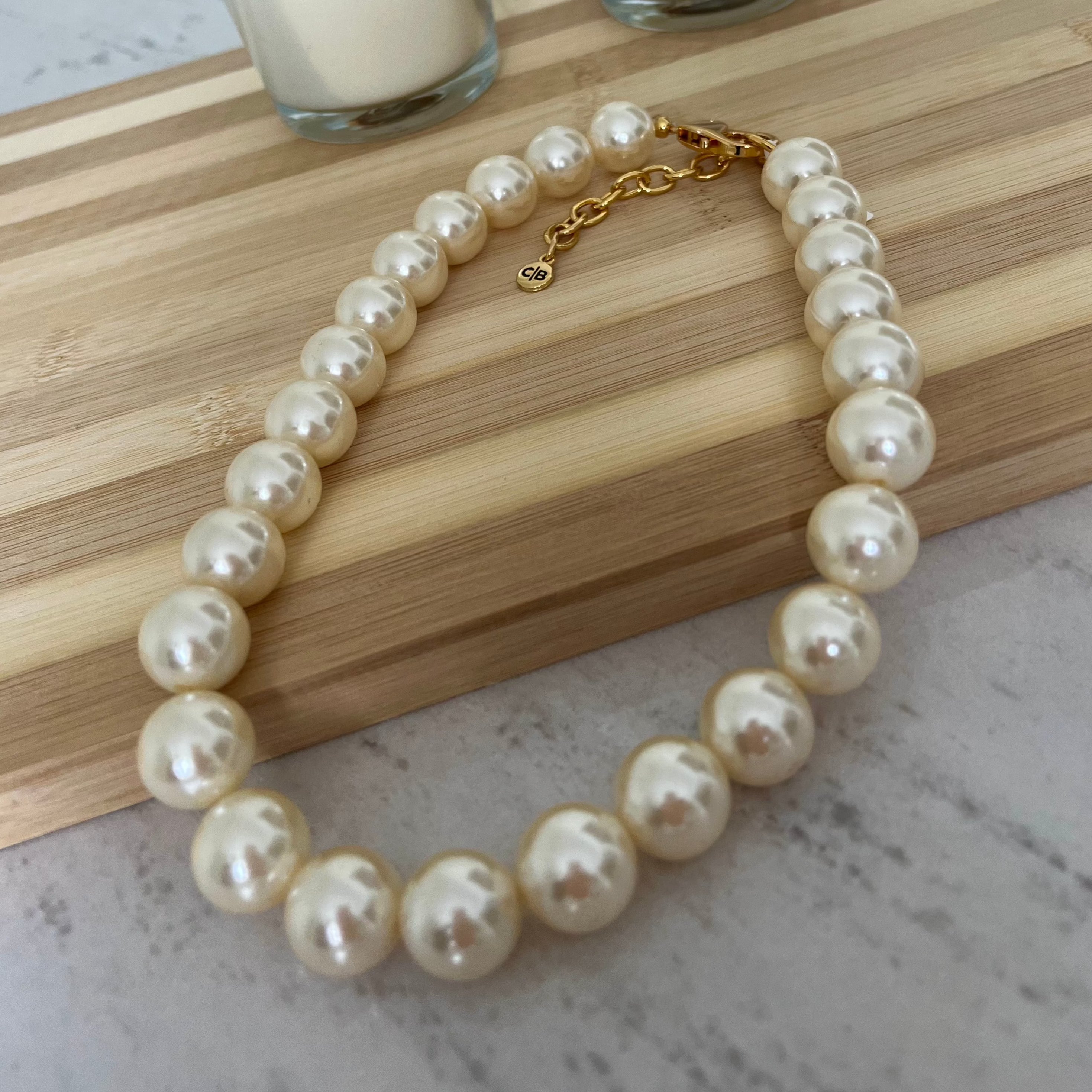 Oversized Pearl Necklace