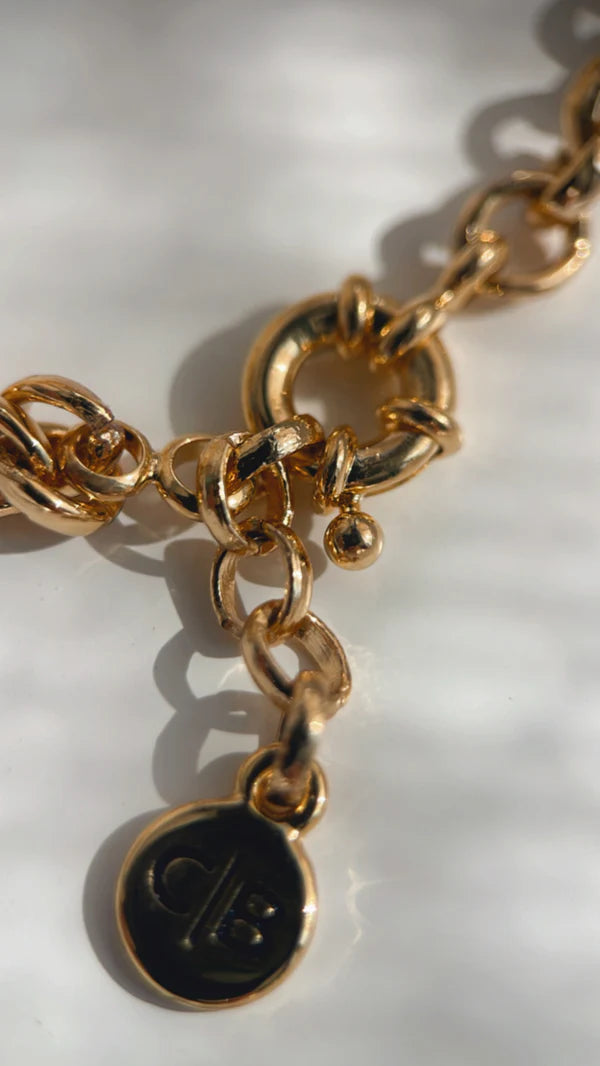 Mini Round Clasp Bracelet