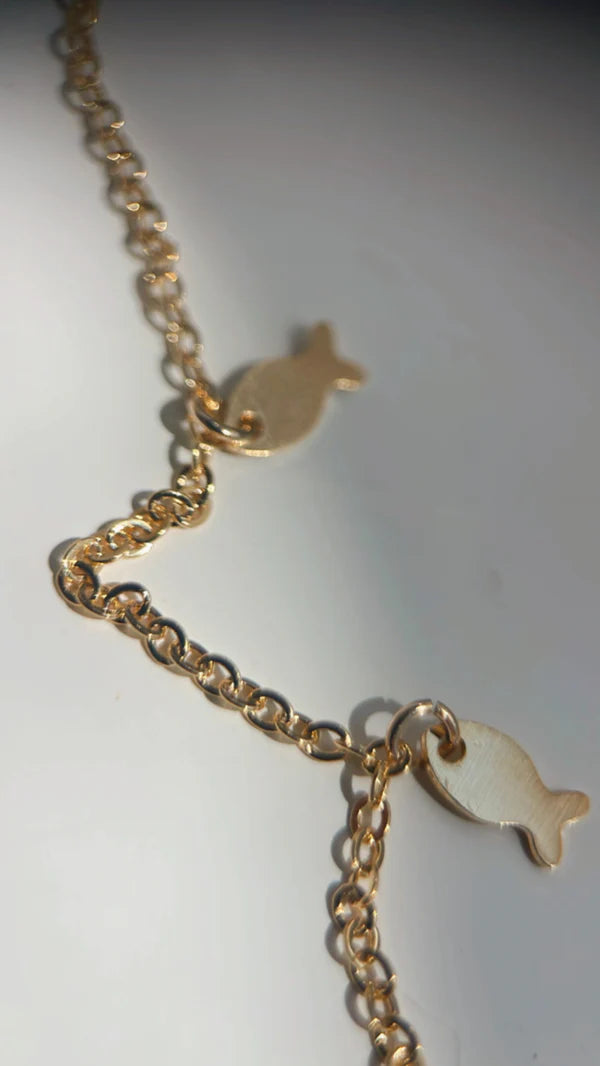 Nine Fish Necklace