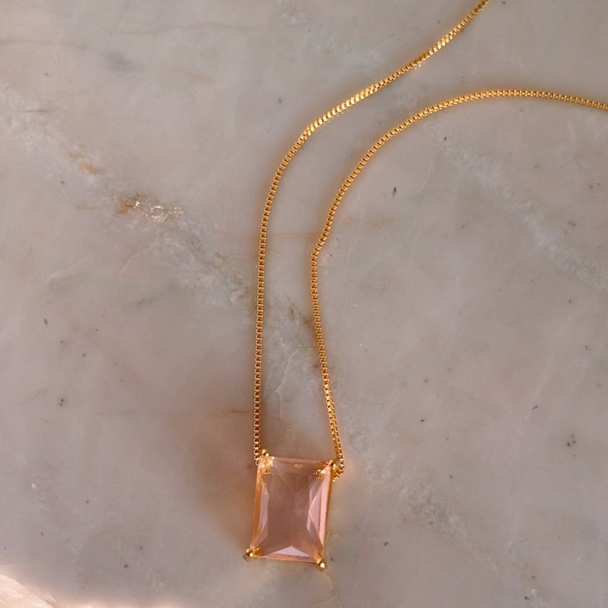 Dalia Necklace - Pink