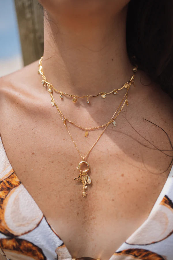 Nine Fish Necklace