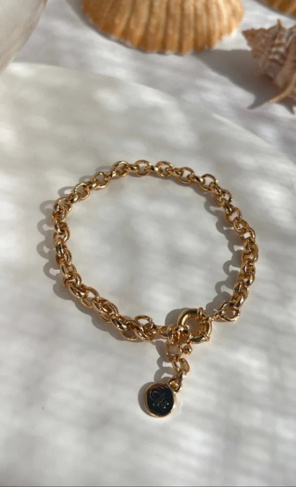 Mini Round Clasp Bracelet