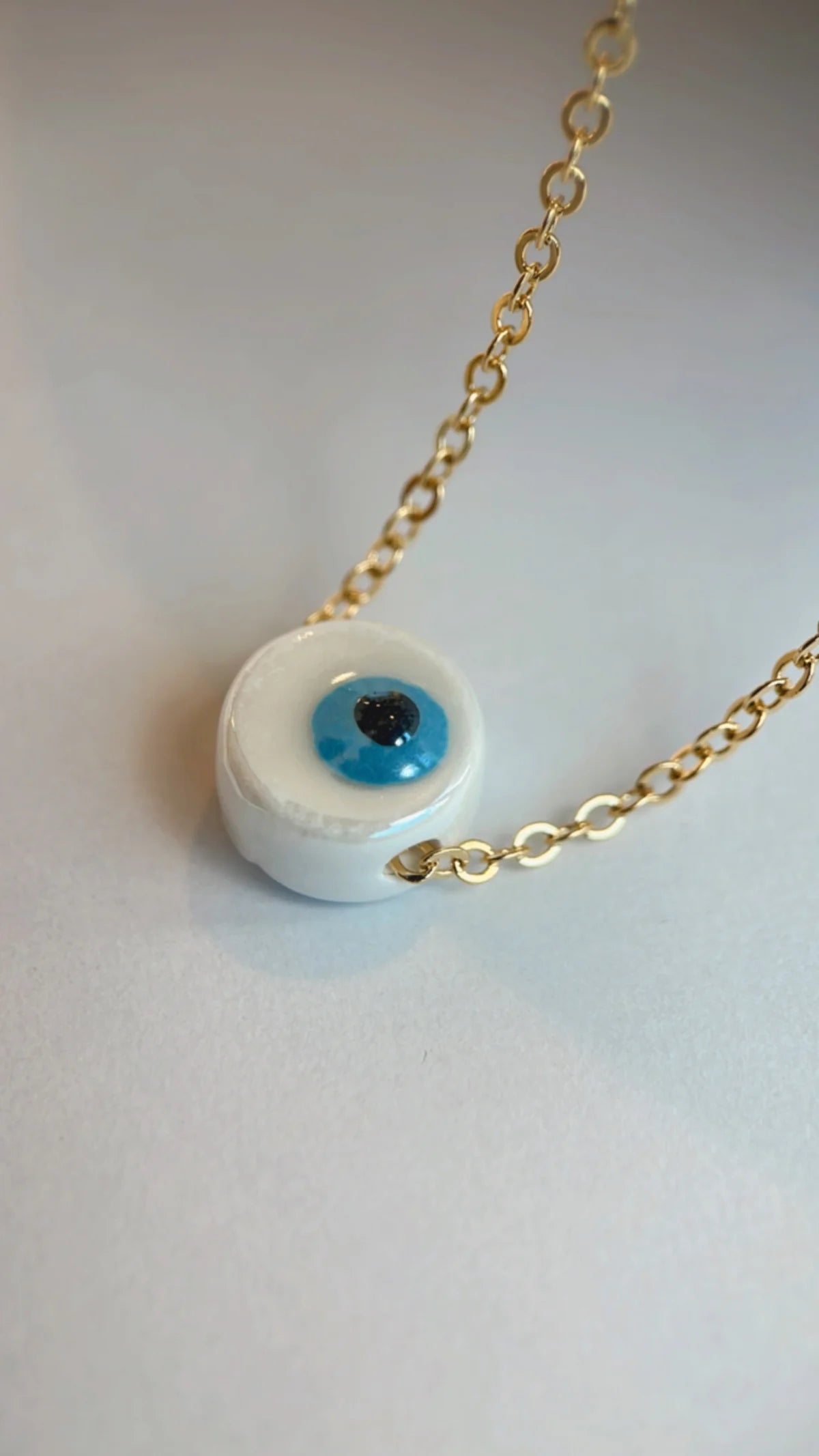 White Amulet Necklace