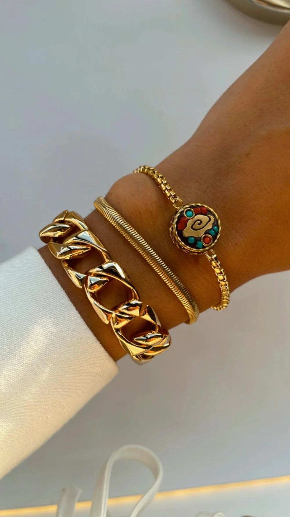 Brown Mandala Bracelet