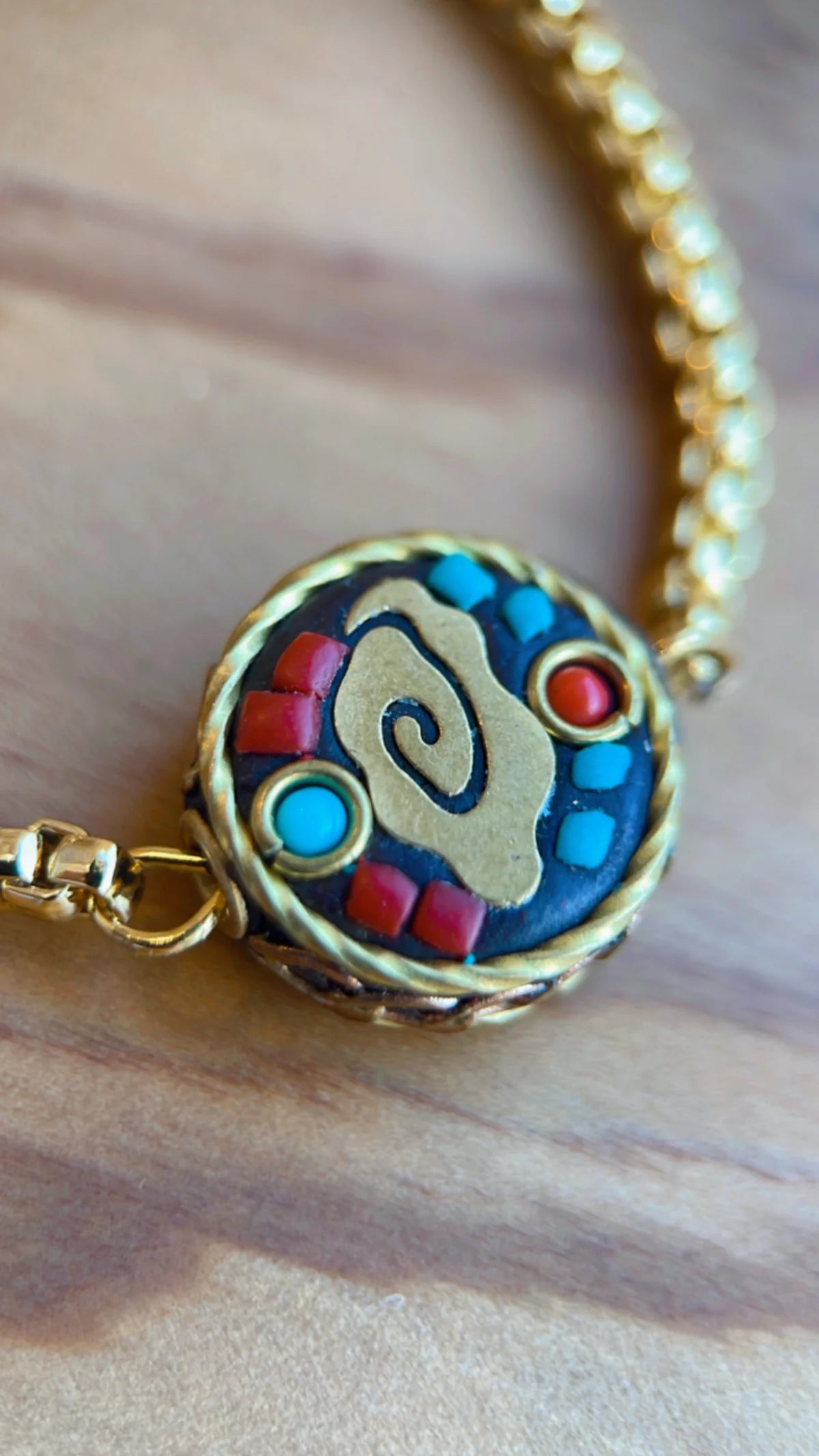 Brown Mandala Bracelet