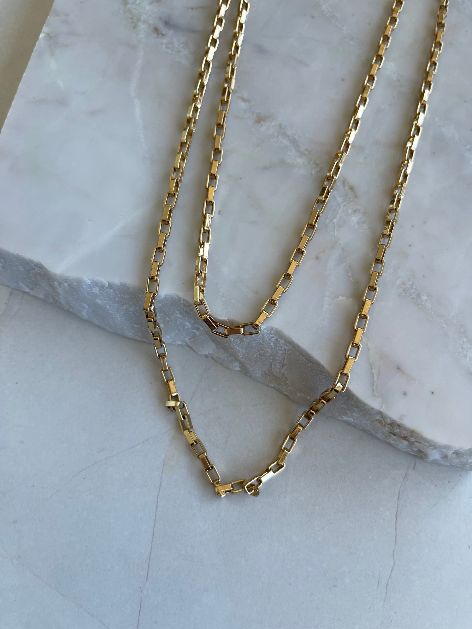 Long Square Necklace