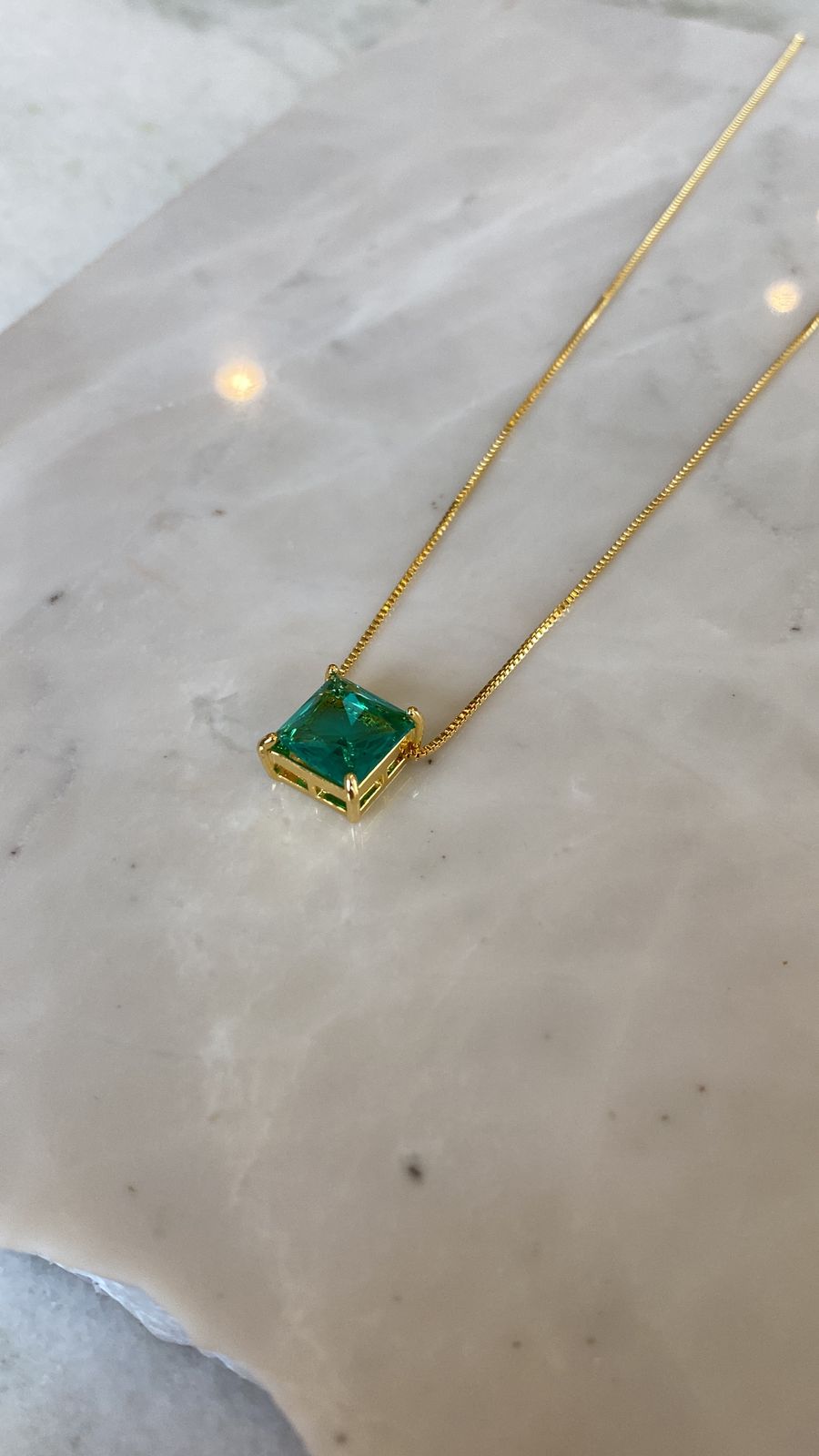 Dalia Necklace - Green