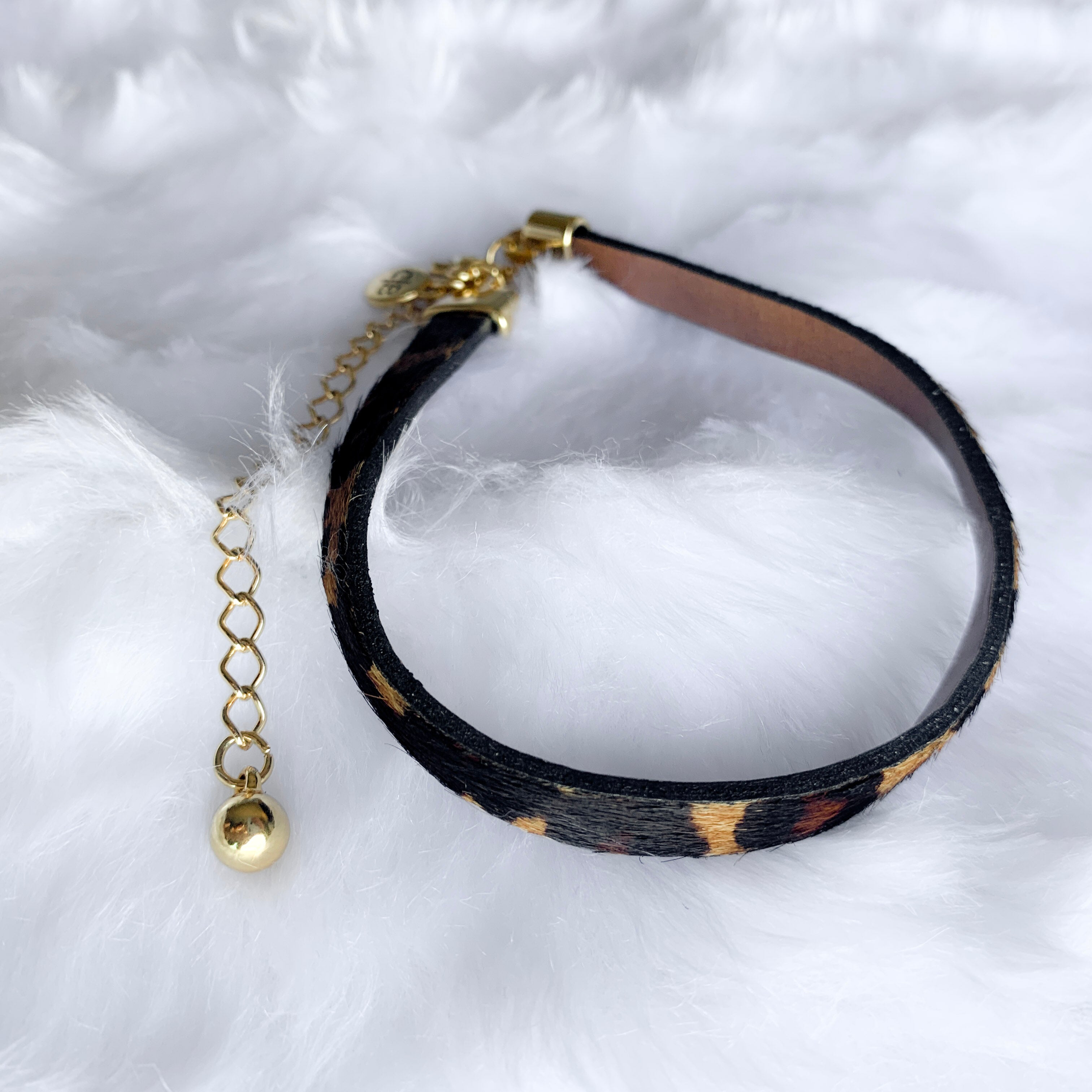 Leopard Print Choker