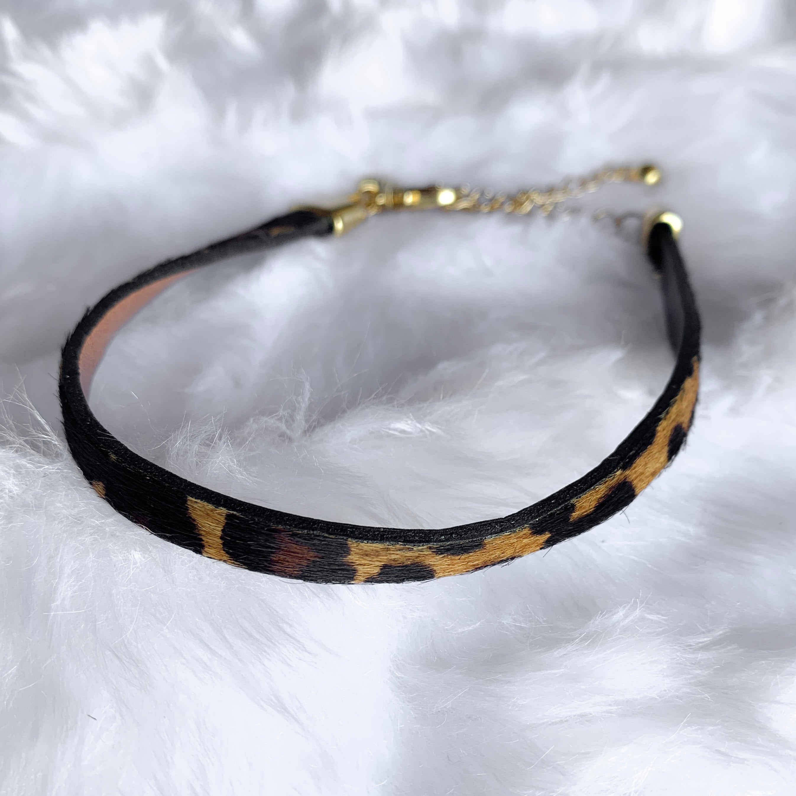 Leopard Print Choker