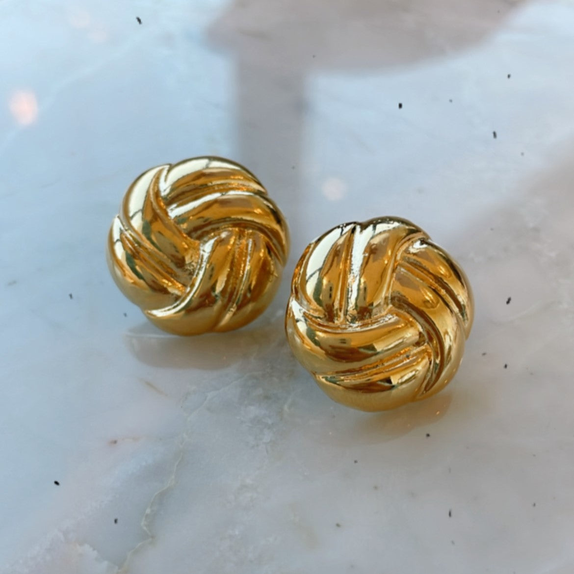 Golden Knot Earrings